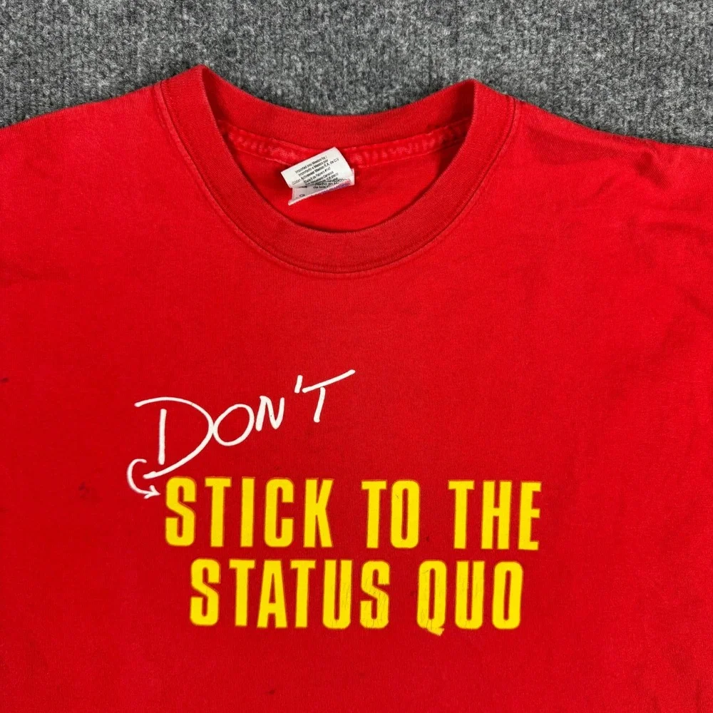 Gildan T-Shirt Youth Size L Red High School Musical On Stage Graphic Movie Tee